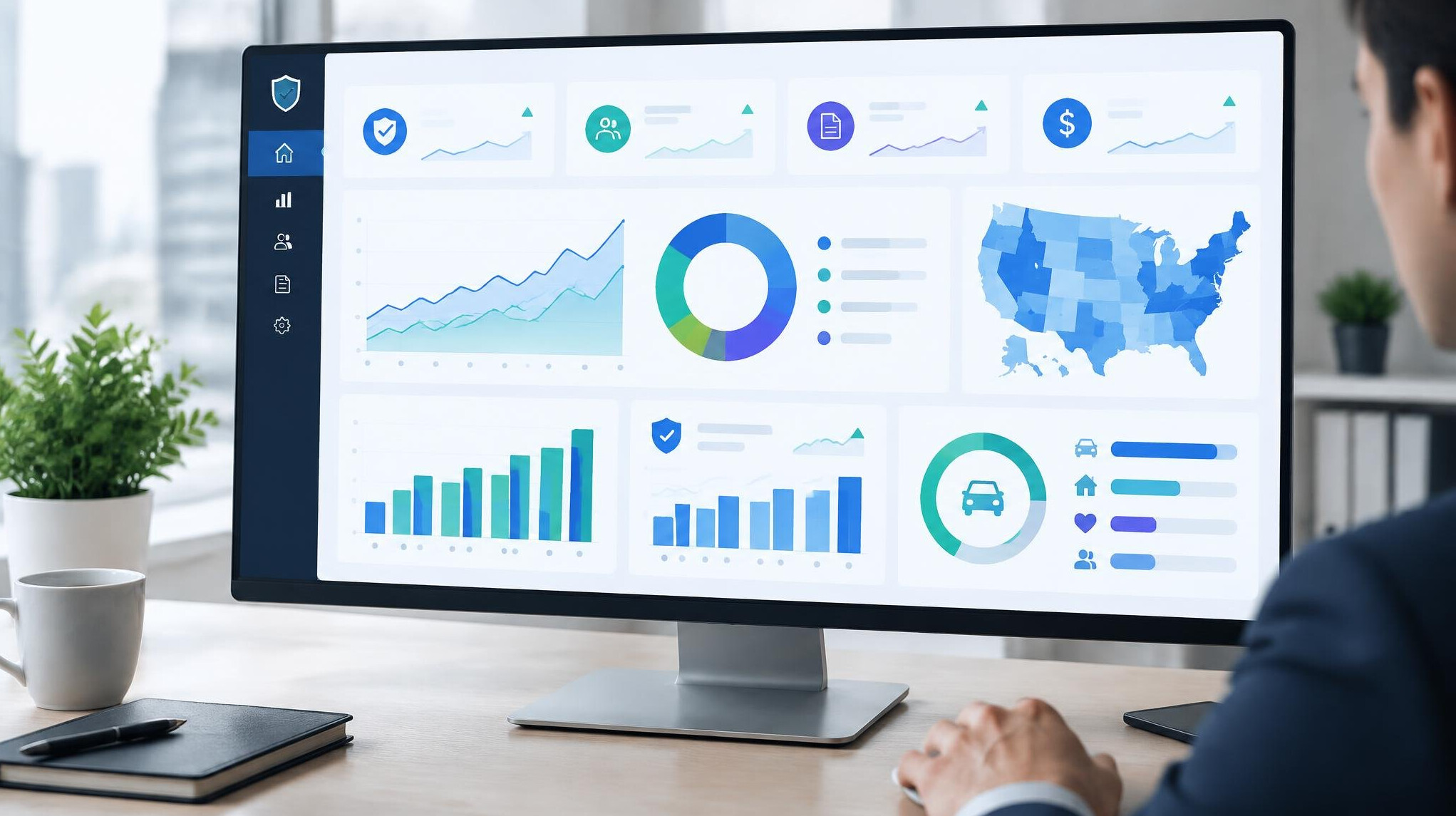 data analysis dashboard for insurance