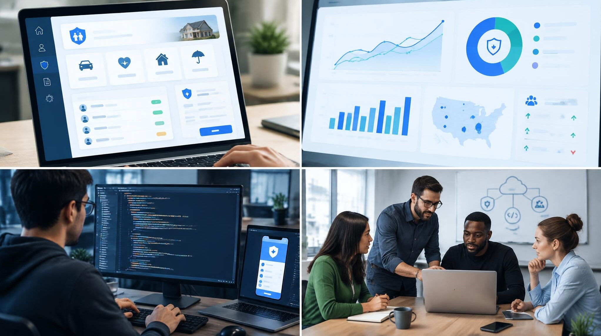 insurance software interface